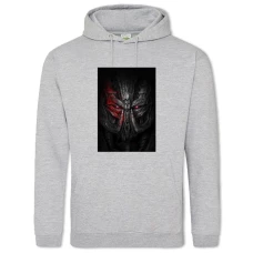 Hoodie with Print Transformers Robot Head Print - 2XL grey