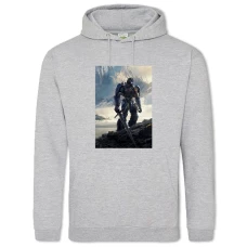 Hoodie with Print Transformers Optimus Prime Sword - 2XL grey