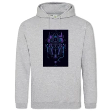 Hoodie with Print Transformers Cute Print - 2XL grey