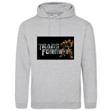 Hoodie with Print Transformers Bumblebee Print - 2XL grey