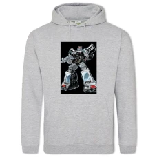 Hoodie with Print Transformers Robot Hero - 2XL grey