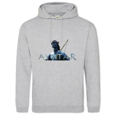 Худи с принтом Аватар Джейк Салли - 2XL серый