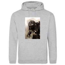 Hoodie with Print Alien The Predator Hero - 2XL grey