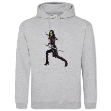Hoodie with Print Marvel Gamora - 2XL grey