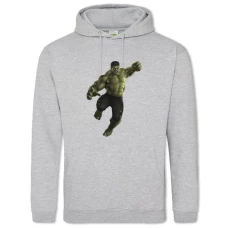Hoodie with Print Marvel Hulk - 2XL grey