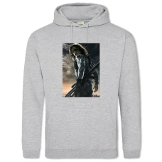 Hoodie with Print Marvel Winter Soldier - 2XL grey