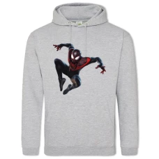 Hoodie with Print Marvel Spider Man Print - 2XL grey