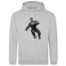 Hoodie with Print Marvel Hulk Hero Print - 2XL grey