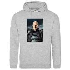 Hoodie with Print X-Men Professor X - 2XL grey
