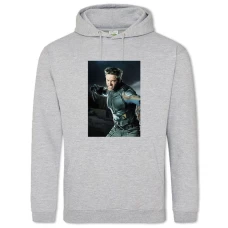 Hoodie with Print X-Men Logan Wolverine - 2XL grey