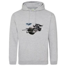 Hoodie with Print The Dark Knight Car - 2XL grey