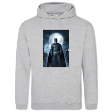 Hoodie with Print The Dark Knight The Batman Hero - 2XL grey
