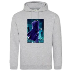 Hoodie with Print The Dark Knight Joker Card - 2XL grey