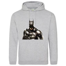 Hoodie with Print The Dark Knight Batman Head - 2XL grey