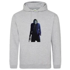 Hoodie with Print The Dark Knight Angry Joker - 2XL grey