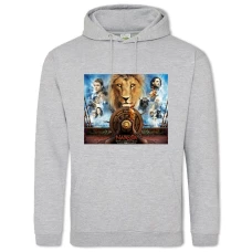 Hoodie with Print The Chronicles Of Narnia Print - 2XL grey