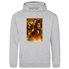 Hoodie with Print The Chronicles Of Narnia Heroes - 2XL grey
