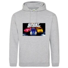 Hoodie with Print The Fast And The Furious Print - 2XL grey