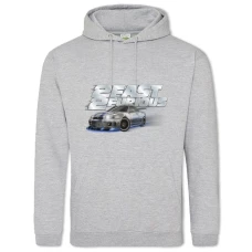 Hoodie with Print The Fast And The Furious Grey Car - 2XL grey