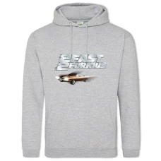 Hoodie with Print The Fast And The Furious Fast Car - 2XL grey