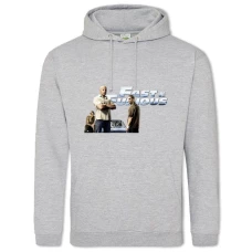 Hoodie with Print The Fast And The Furious Heroes - 2XL grey