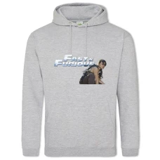 Hoodie with Print The Fast And The Furious Main Hero - 2XL grey