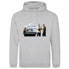 Hoodie with Print The Fast And The Furious Main Heroes - 2XL grey