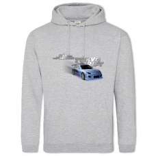 Hoodie with Print The Fast And The Furious Blue Car - 2XL grey