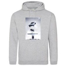 Hoodie with Print The Fast And The Furious Cars - 2XL grey