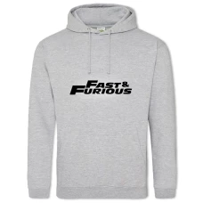 Hoodie with Print The Fast And The Furious Black Logo - 2XL grey