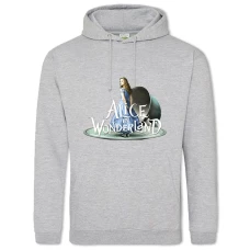 Hoodie with Print Alice In Wonderland Logo Hero - 2XL grey