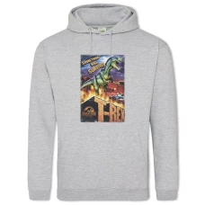 Hoodie with Print Jurassic Park T-Rex - 2XL grey
