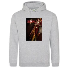 Hoodie with Print Shazam! Main Hero - 2XL grey