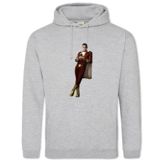 Hoodie with Print Shazam! Superhero - 2XL grey