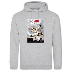 Hoodie with Print 22 Jump Street Theme - 2XL grey