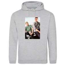 Hoodie with Print 25 Jump Street Main Heroes Print - 2XL grey