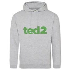 Hoodie with Print Ted 2 Logo - 2XL grey