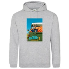 Hoodie with Print Peter Rabbit Theme - 2XL grey