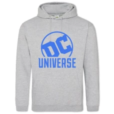 Hoodie with Print Dc Blue Logo - 2XL grey