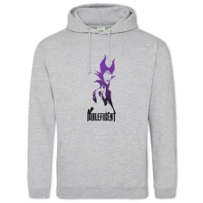 Hoodie with Print Maleficent Minimalistic Print - 2XL grey