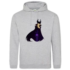 Hoodie with Print Maleficent Hero - 2XL grey