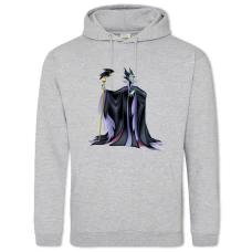 Hoodie with Print Maleficent Main Hero - 2XL grey