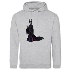 Hoodie with Print Maleficent Print - 2XL grey