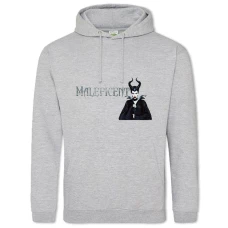 Hoodie with Print Maleficent Logo Hero - 2XL grey