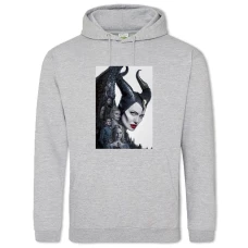 Hoodie with Print Maleficent Heroes - 2XL grey