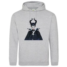 Hoodie with Print Maleficent Beautiful Hero - 2XL grey