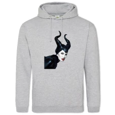 Hoodie with Print Maleficent Amazing Hero Print - 2XL grey