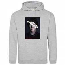 Hoodie with Print 13 Reasons Why Tyler - 2XL grey