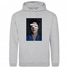 Hoodie with Print 13 Reasons Why Zach Dempsey - 2XL grey