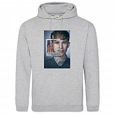 Hoodie with Print 13 Reasons Why Ryan Hero - 2XL grey
